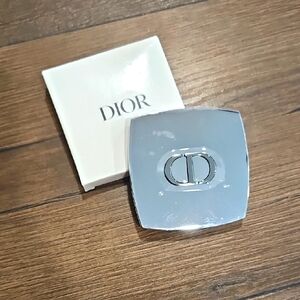 NIB Dior Silver Dual-Sided Compact Mirror